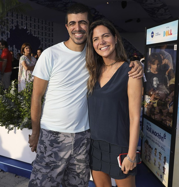 Marcius Melhem e Carol Sampaio (Foto: Felipe Panfilli/AgNews)