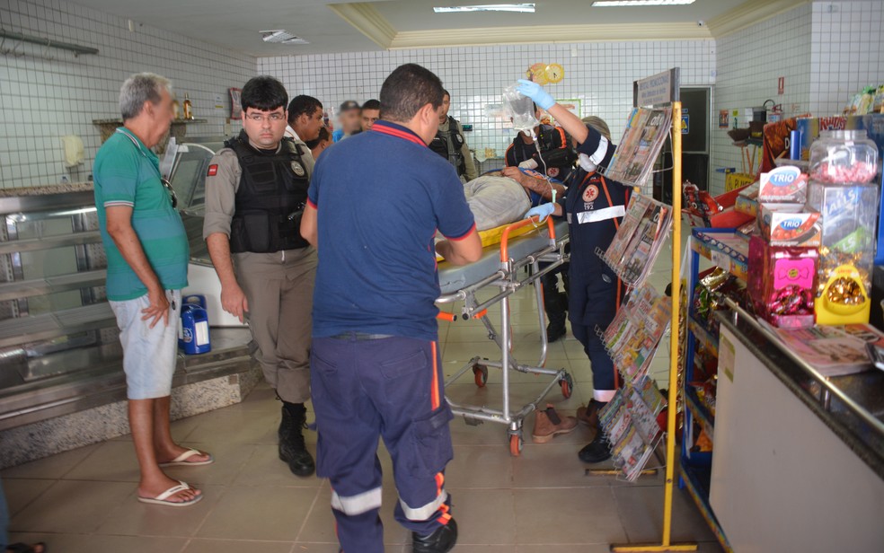 Jovem foi socorrido pelo Samu e levado para o Hospital de Trauma de João Pessoa, mas não resistiu (Foto: Walter Paparazzo/G1/Arquivo)