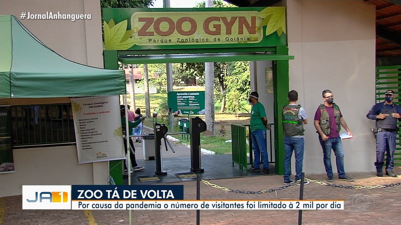 Zoológico de Goiânia reabre após seis meses fechado pela pandemia de Covid-19