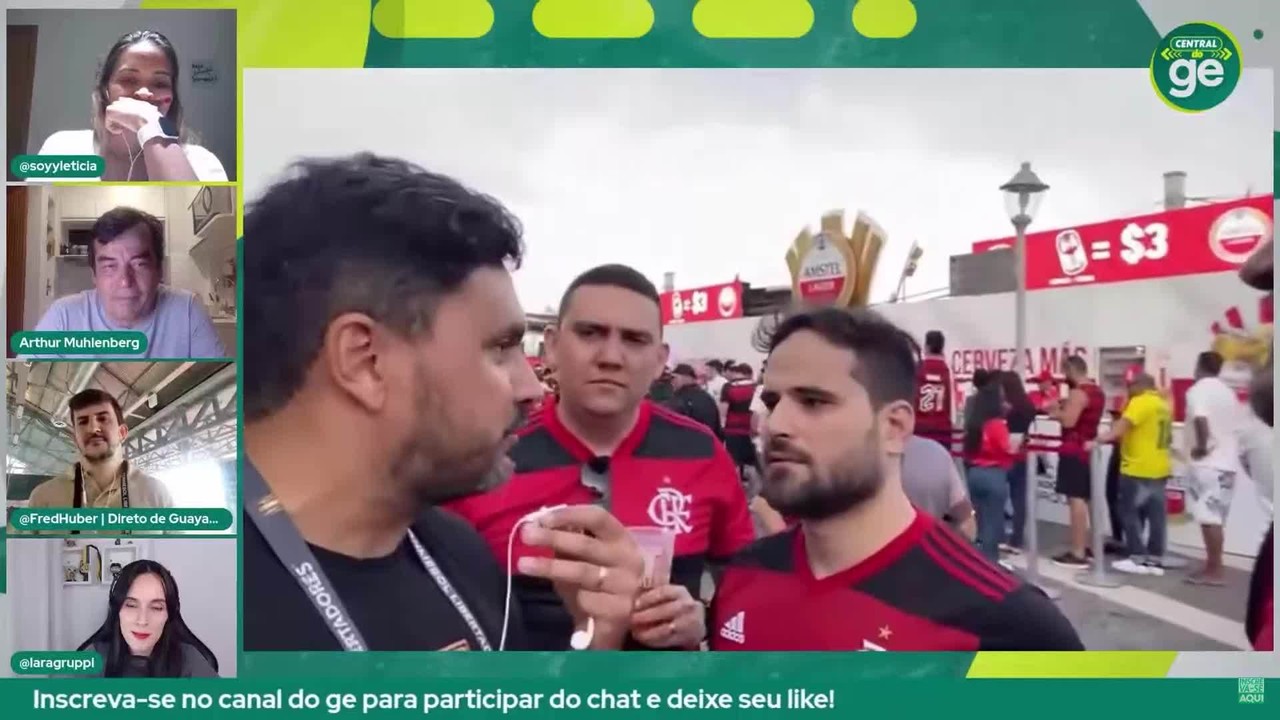 Direto de Guayaquil, Cah&ecirc; Mota traz a expectativa dos torcedores do Flamengo com a final