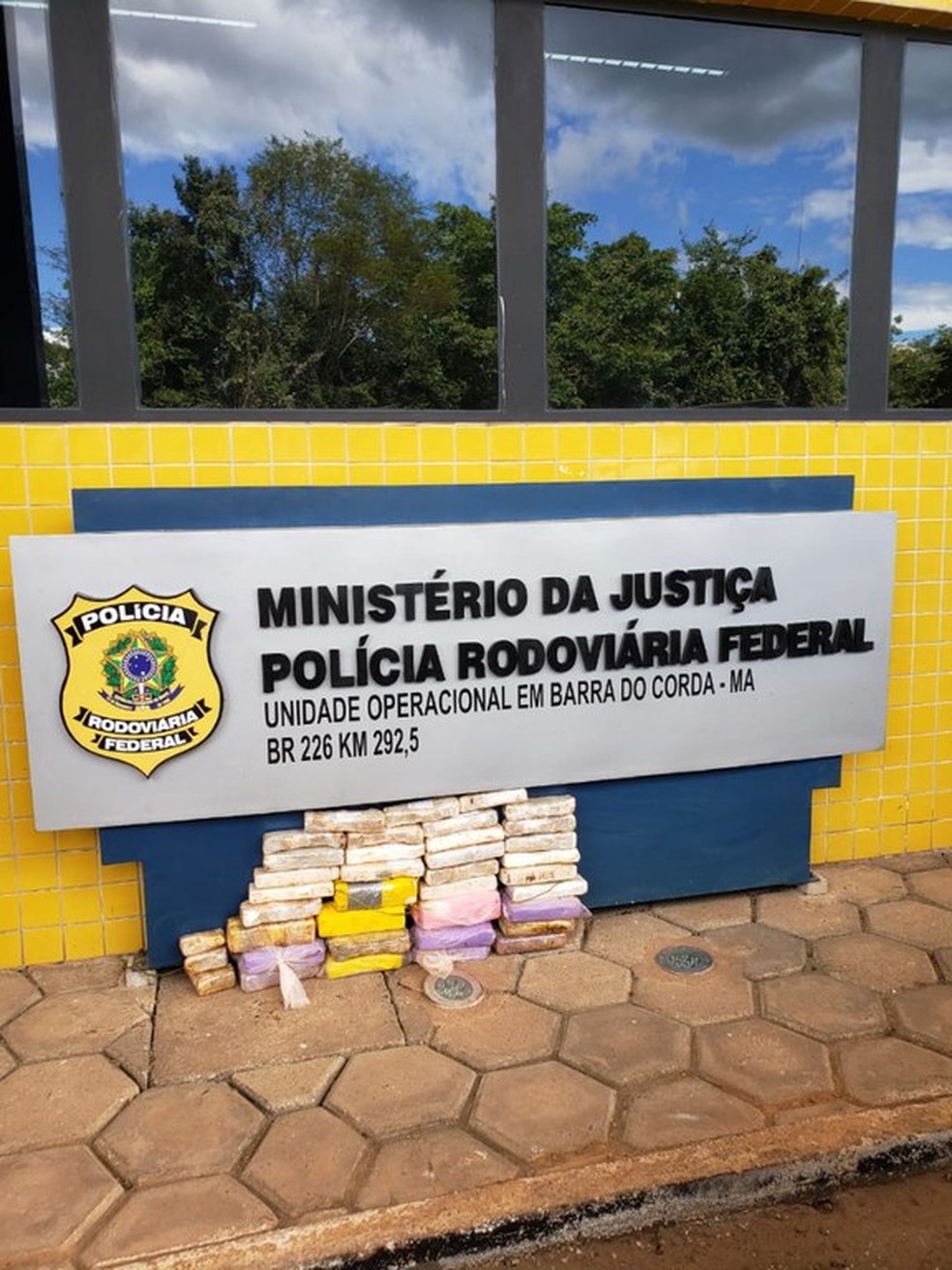 Polícia Rodoviária Federal apreende 26 kg de cocaína em Barra do Corda (MA) — Foto: Divulgação/Polícia Rodoviária Federal