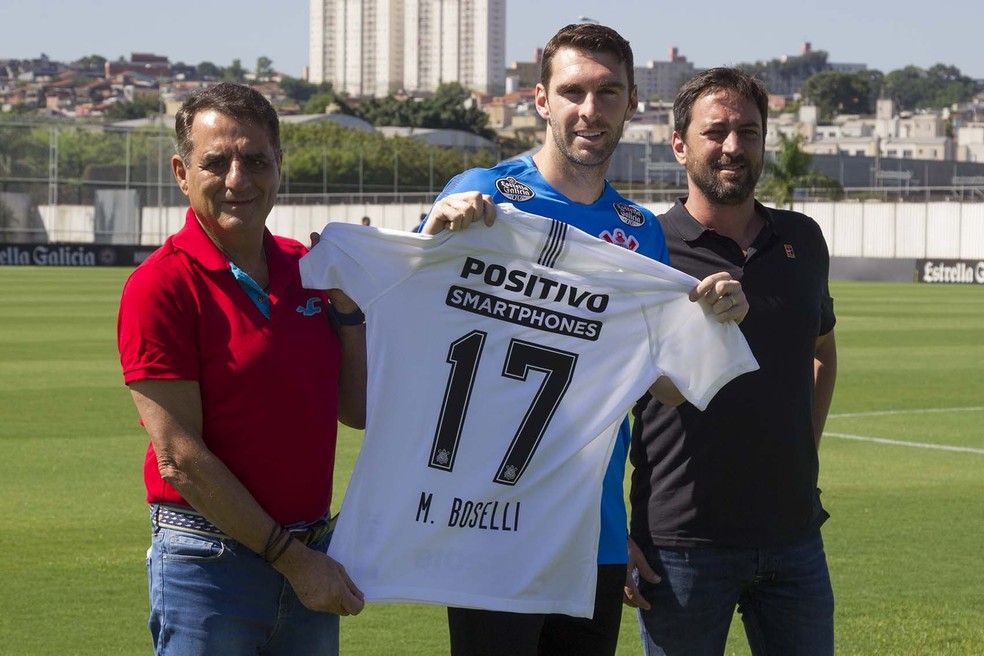 Boselli foi apresentado no Corinthians nesta semana — Foto: Daniel Augusto Jr/Ag. Corinthians