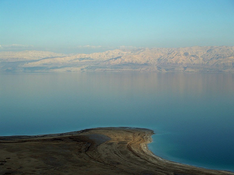 Mar Morto, no Oriente Médio (Foto: David Shankbone/Wikimedia Commons)