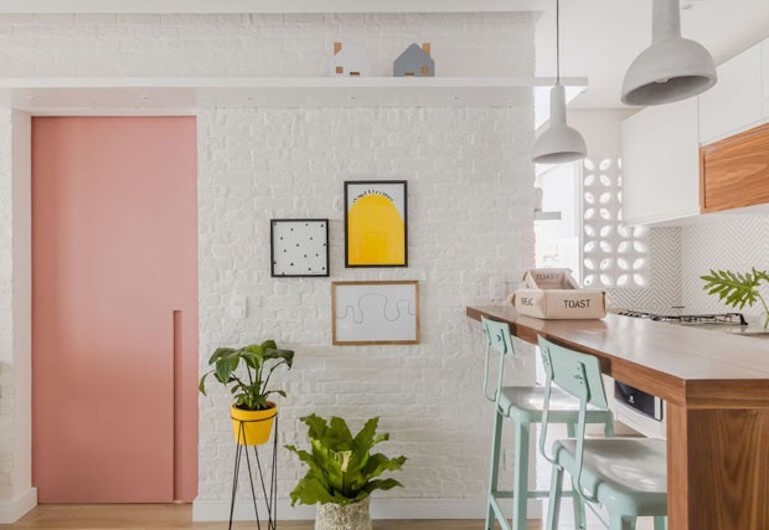 Apartamentos pequenos: como usar as cores ao seu favor (Foto: Divulgação)