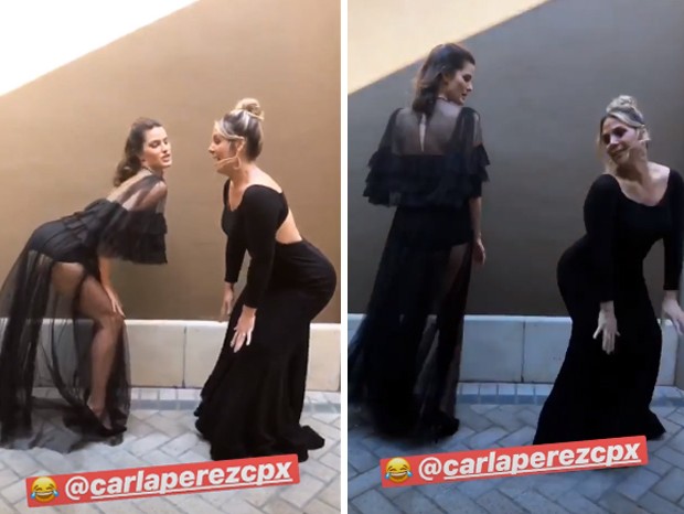 Isabeli Fontana e Carla Perez (Foto: Reprodução/Instagram)