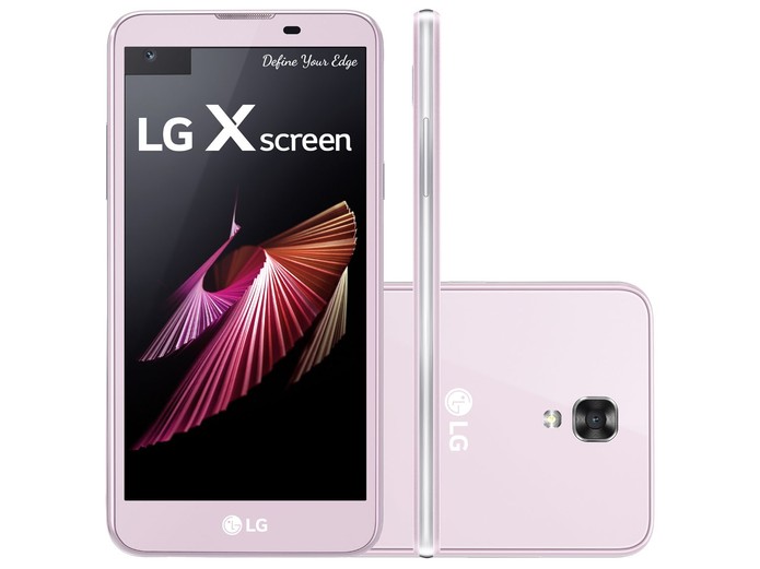 LG X Screen tem uma pequena tela secundária e independente (Foto: Reprodução/Elson de Souza)