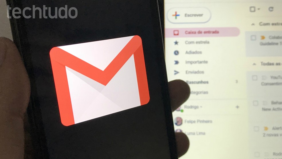 Gmail permite usar várias assinaturas diferentes — Foto: Rodrigo Fernandes/TechTudo