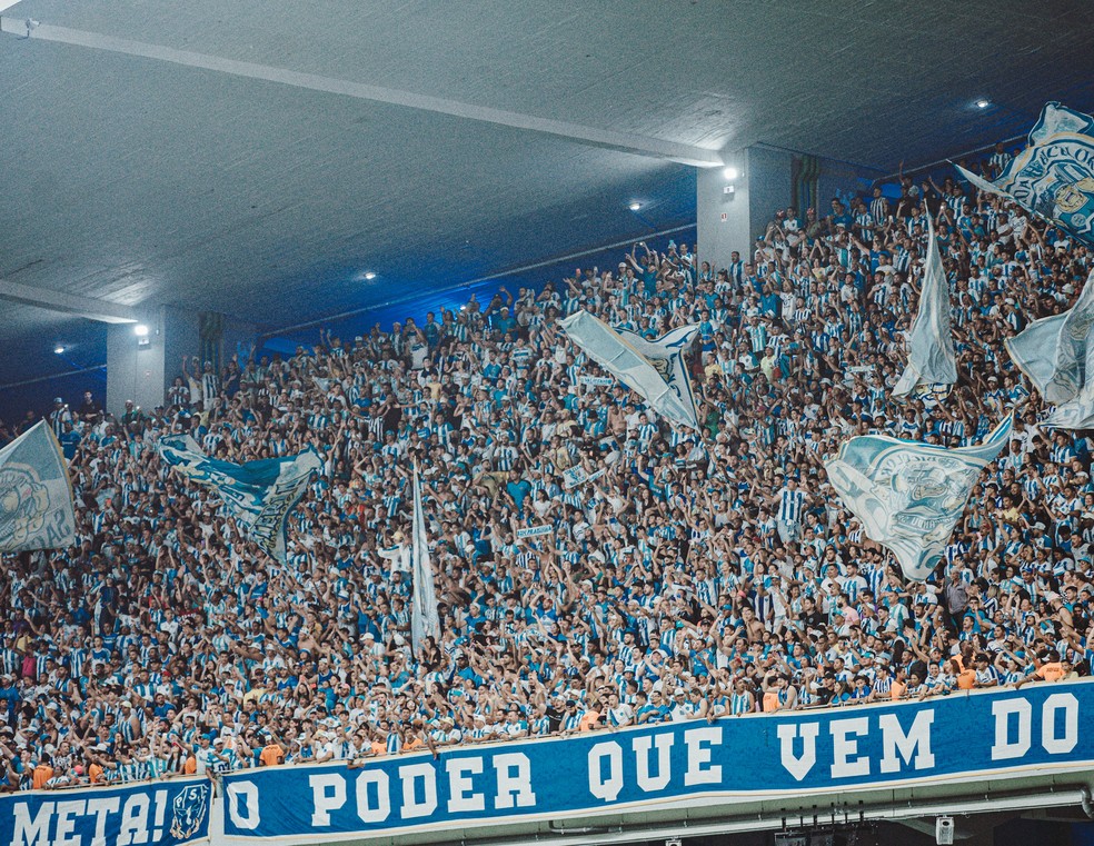 Torcida do Paysandu no Mangueir&atilde;o &mdash; Foto: John Wesley/Paysandu