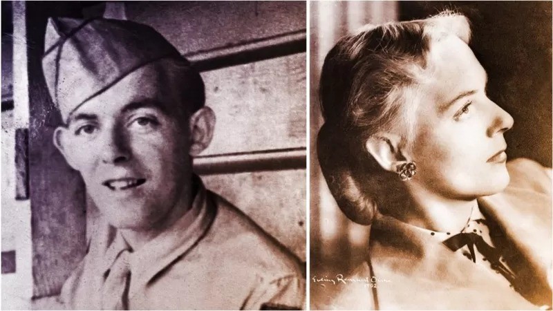 Antes e depois: o soldado George William e Christine (Foto: GETTY IMAGES via BBC)