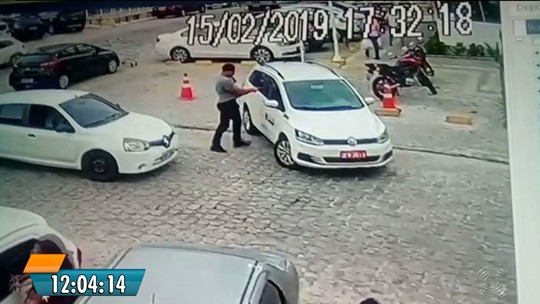 Câmeras flagram assassinato de taxista em briga de trânsito de 9 segundos, em João Pessoa; VÍDEO