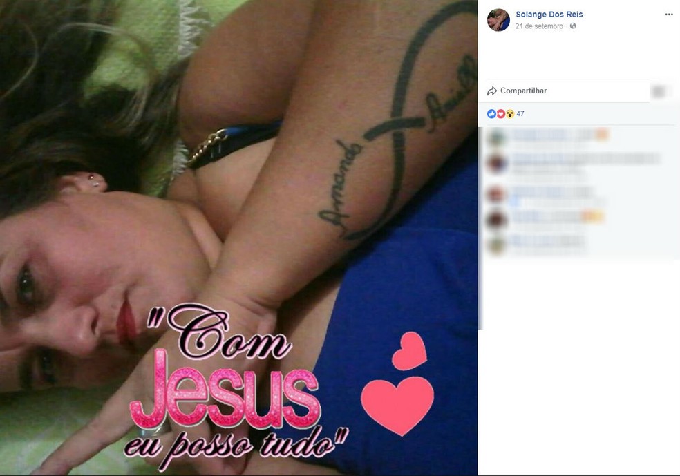 Solange dos Reis, de 41 anos, teve a casa arrombada e foi morta a tiros em Sinop (Foto: Facebook/Reprodução)