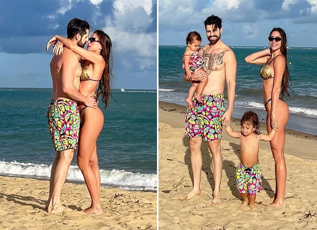 Alok e Romana Novais com os filhos, Ravi e Raika (Foto: Reprodução/Instagram)