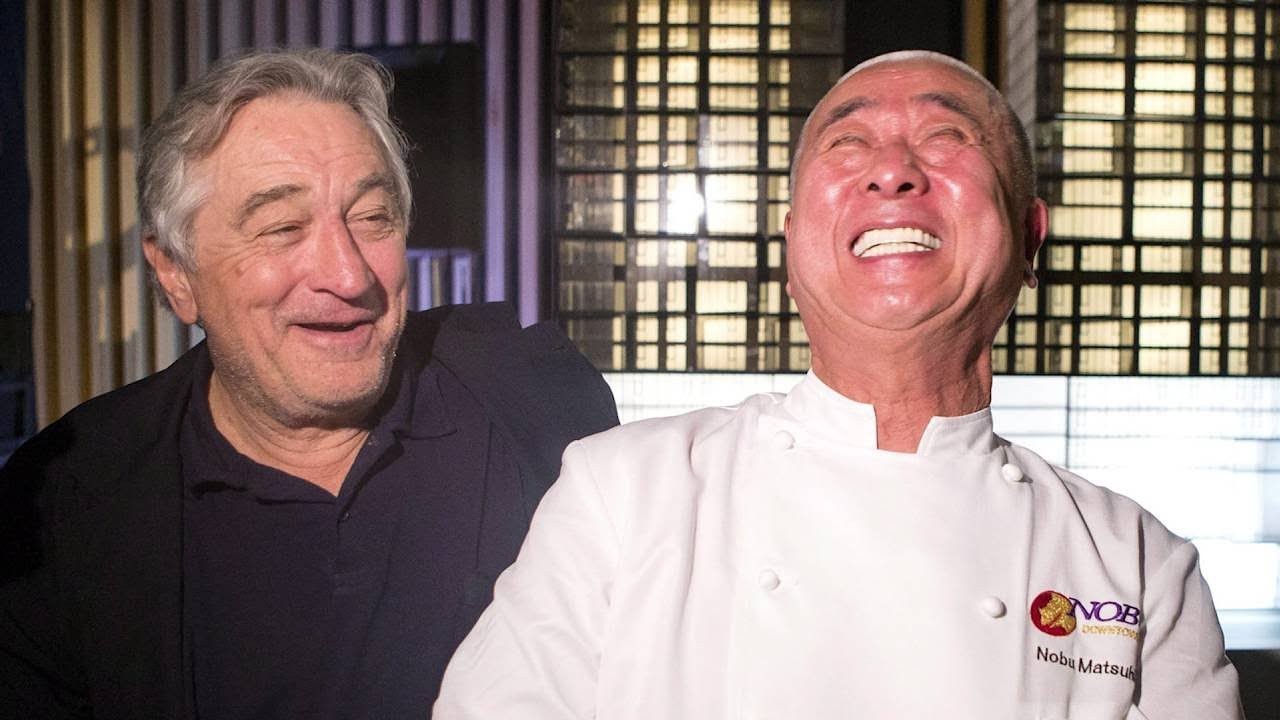 Robert De Niro e o chef Nobu Matsuhisa