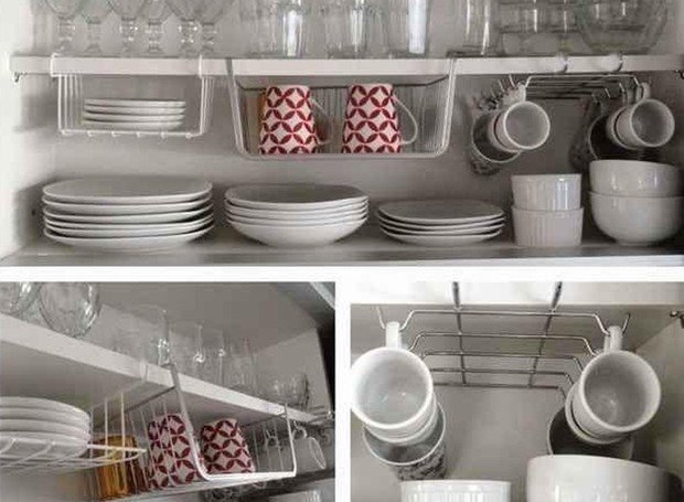 Como organizar os armários da cozinha com praticidade - Casa e