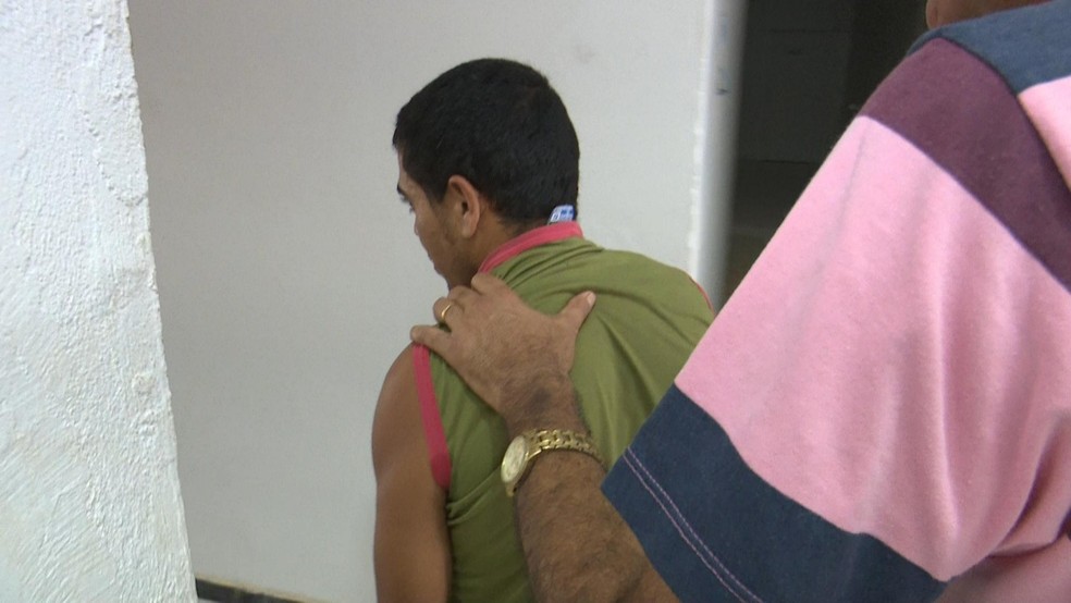 Pedro JÃºnior Costa da Silva, de 37 anos, confessou o crime (Foto: Lucas Torres/Portal Sorriso)
