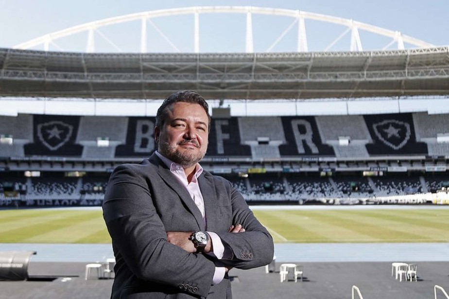 O CEO do Botafogo, Jorge Braga, exaltou a parceria do clube com a XP Investimentos Vitor Silva/Botafogo