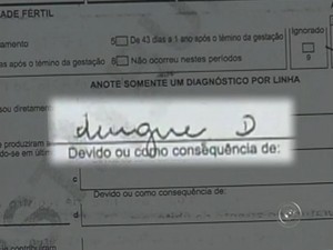 Dengue tipo D, em Marília (Foto: Reprodução/TV TEM)