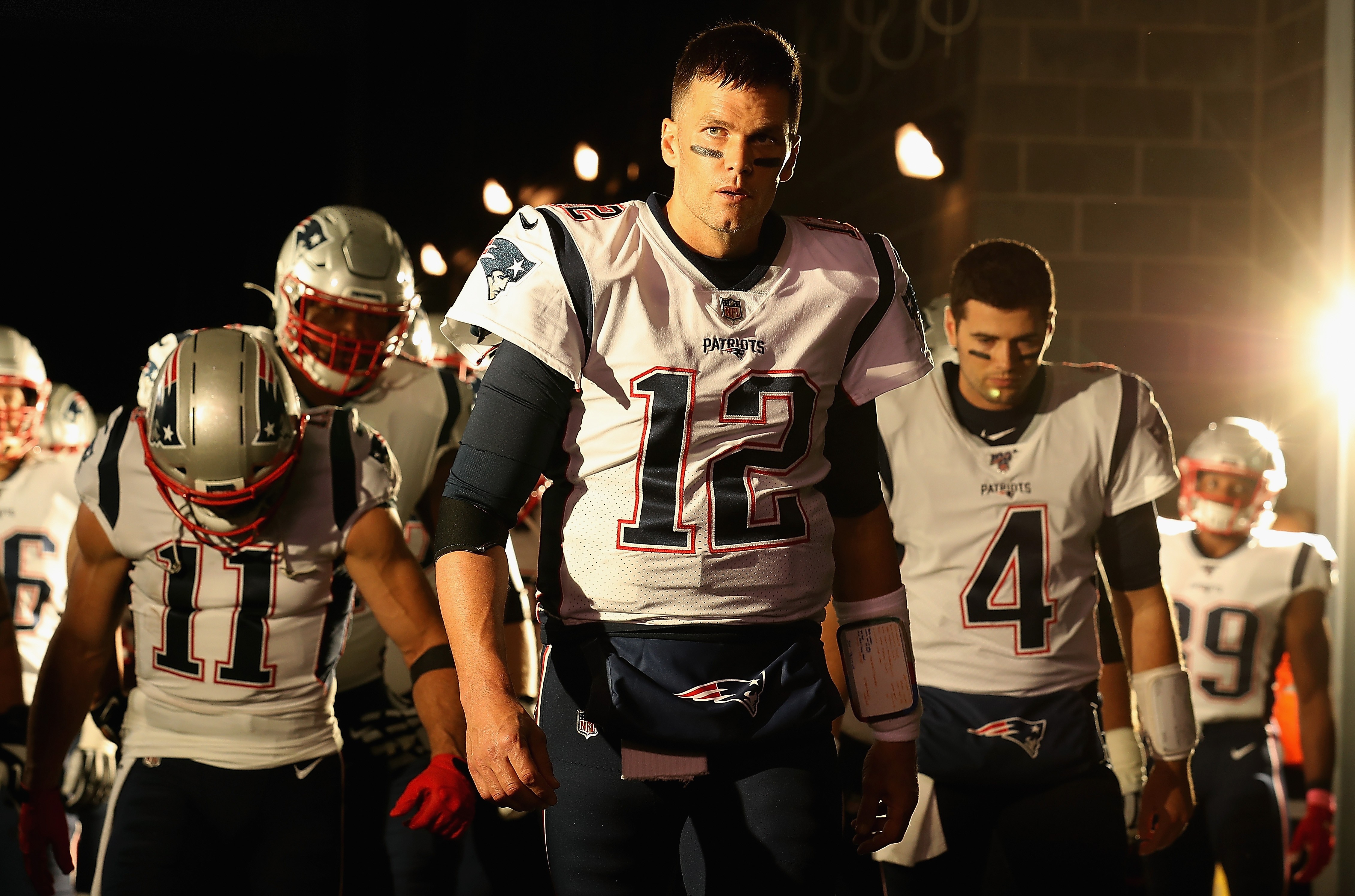 Tom Brady pelos Patriots (Foto: Getty Images)