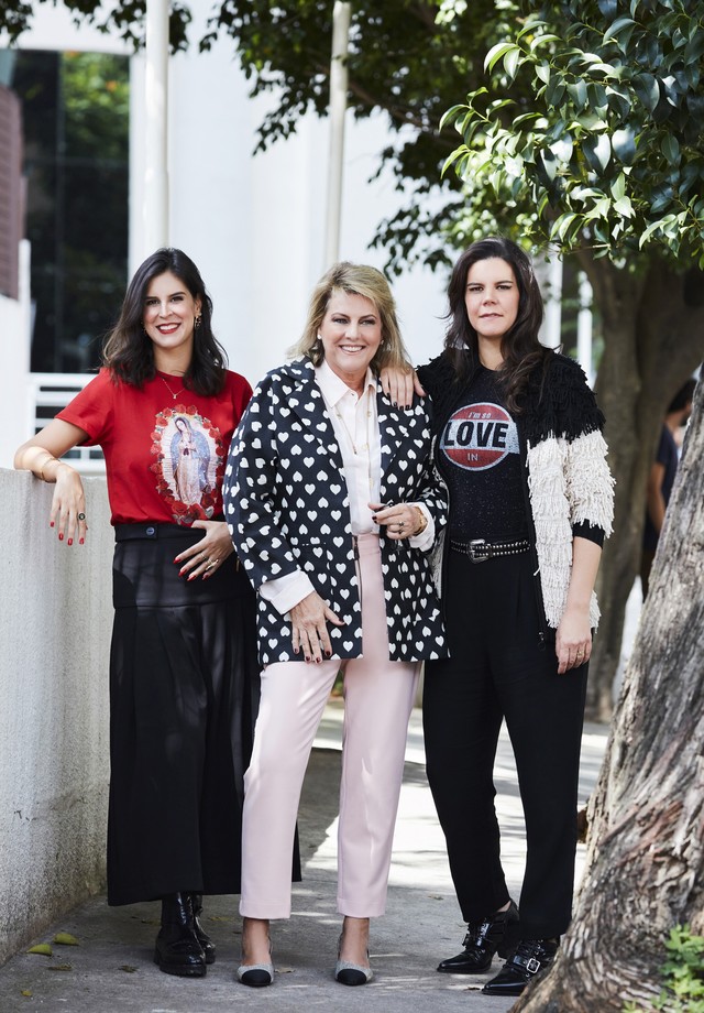 Riccy Souza Aranha, Carol Porto e Ciccy Halpern na campanha Wonder Mom, do Shop2gether (Foto: Divulgação)