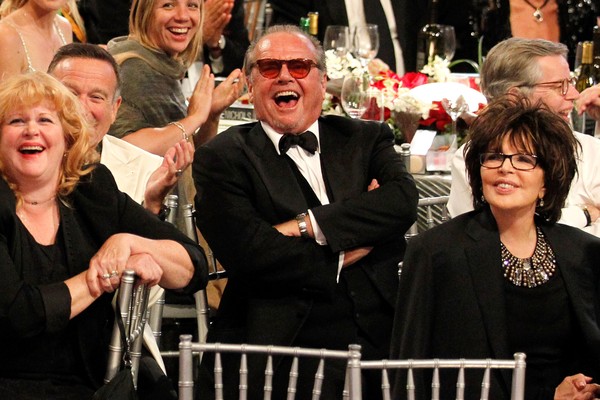 Com certeza James Franco gostaria de estar dando boas gargalhadas ao lado de Jack Nicholson. Será que um dia ele consegue? (Foto: Getty Images)