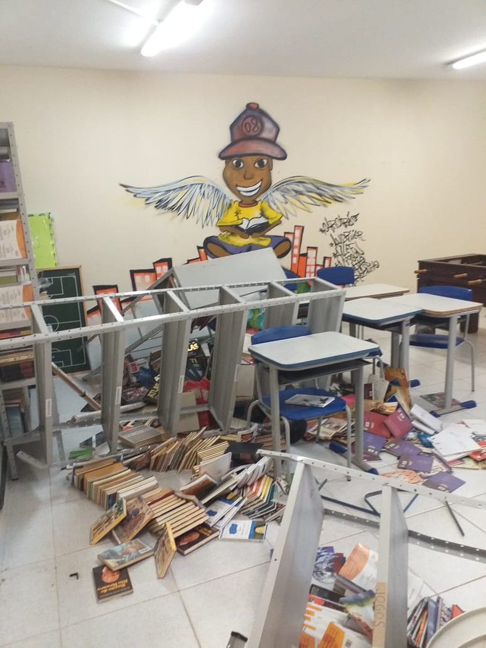 Adolescentes infratores fazem motim em centro socioeducativo na Grande Natal — Foto: Cedida