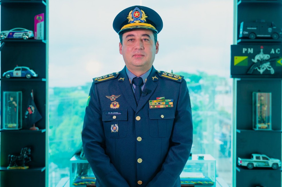 Coronel Luciano Dias Fonseca é o novo comandante da PM-AC — Foto: Arquivo/ PM-AC