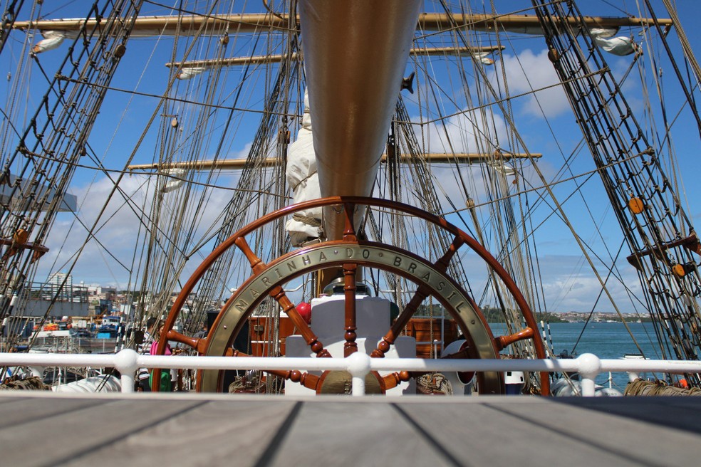Navio-veleiro Cisne Branco, da Marinha do Brasil — Foto: Marinheiro Benigno/Marinha do Brasil