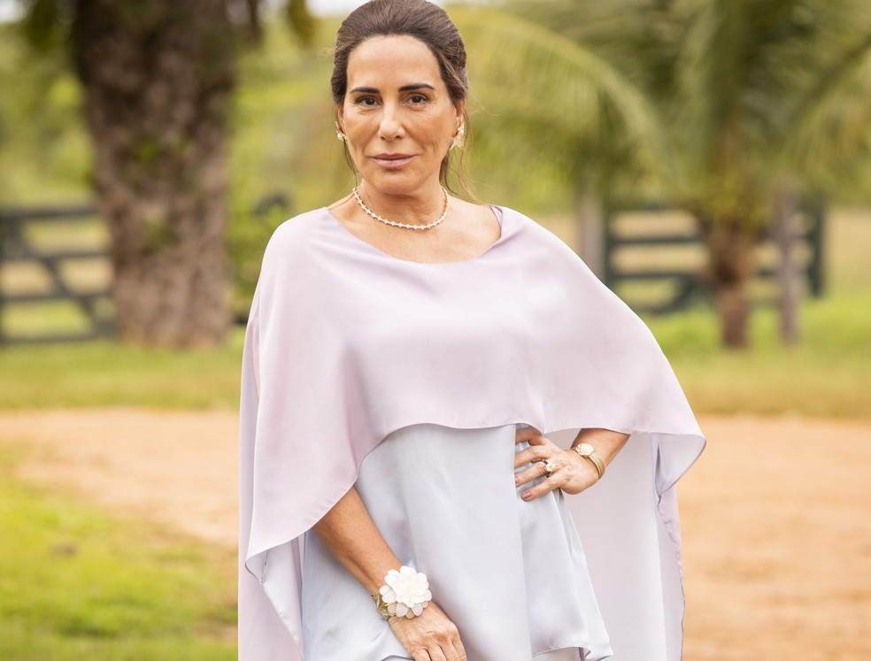 Gloria Pires como Irene de 'Terra e paixão' — Foto: Globo/ João Miguel Júnior