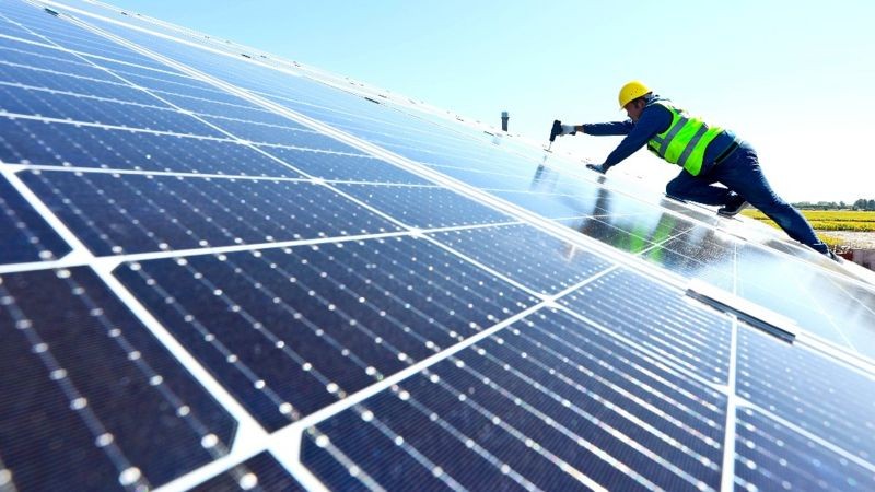 Custo dos painéis solares caiu 82% entre 2010 e 2019, de acordo com estudo recente (Foto: Getty Images via BBC News Brasil)