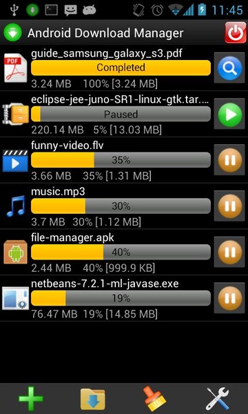 android download manager