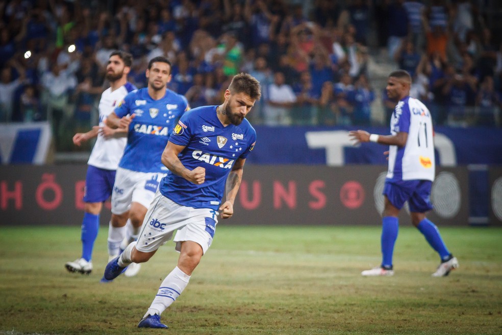Rafael Sobis anotou sete gols em 2018 — Foto: Vinnicius Silva/Cruzeiro