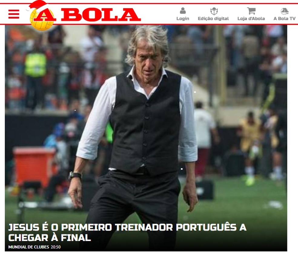 Jornais Portugueses Abracam Jorge Jesus Em Vitoria Sobre Al Hilal Ingleses Nao Destacam Mundial De Clubes Ge