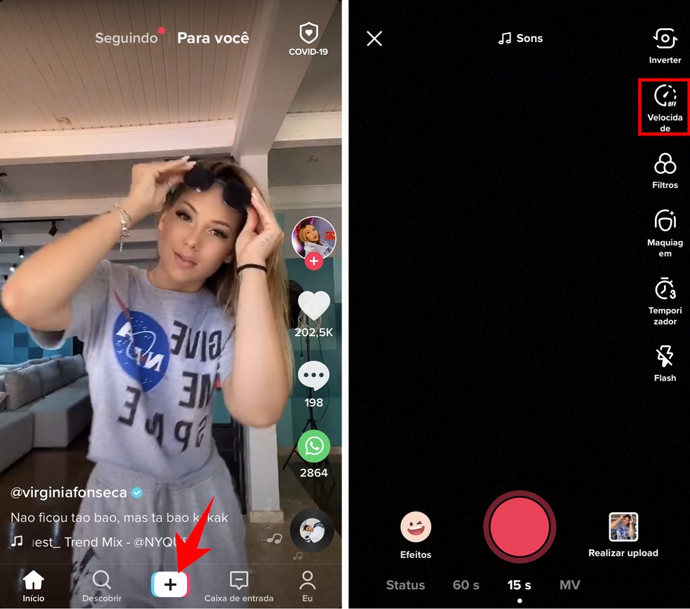 Como Colocar 3x No Tiktok E Mudar A Velocidade De Gravacao De Videos Redes Sociais Techtudo