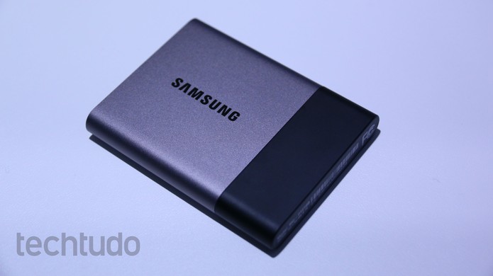 SSD T3 é portátil e bastante leve (Foto: Marlon Câmara/TechTudo)