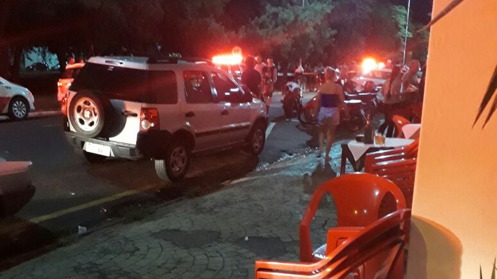 Bar onde o crime aconteceu em Rio Preto e o policial civil foi morto — Foto: Arquivo Pessoal