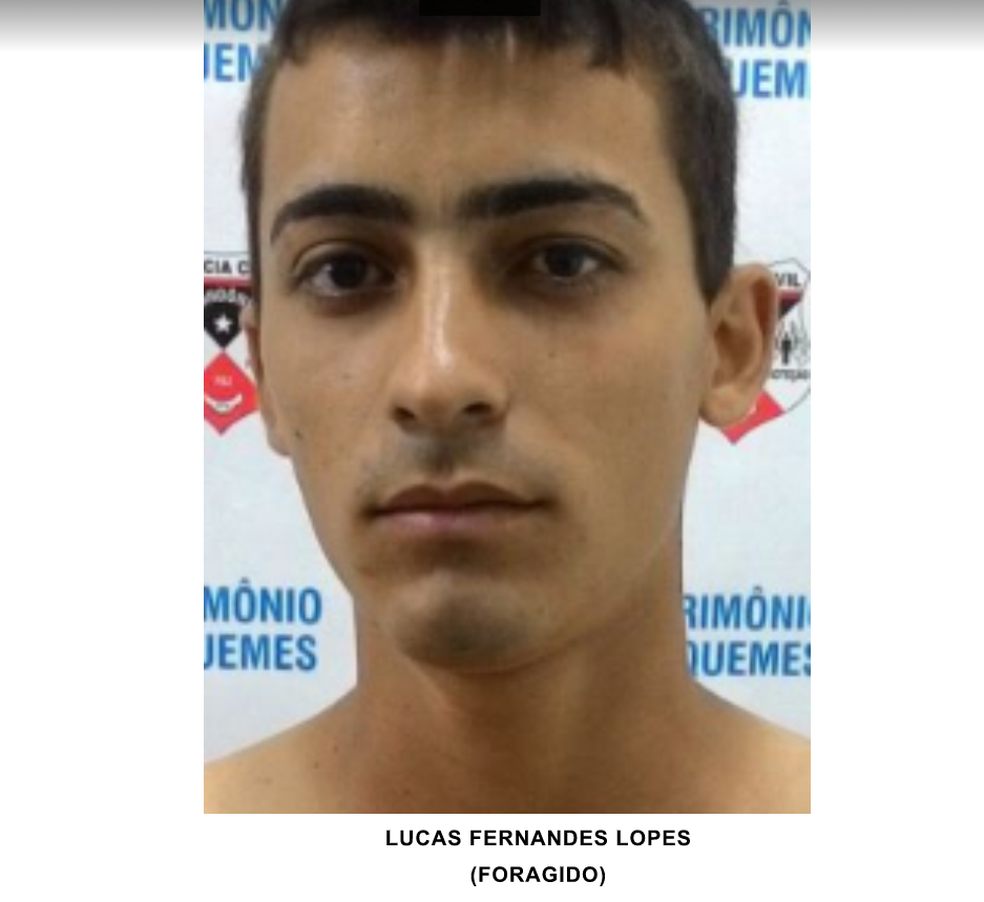 Lucas Fernandes Lopes (Foto: Polícia Civil/Divulgação)