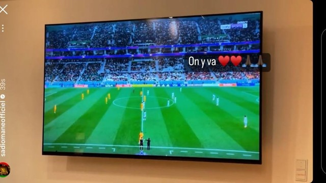 Mané posta vídeo da estreia de Senegal