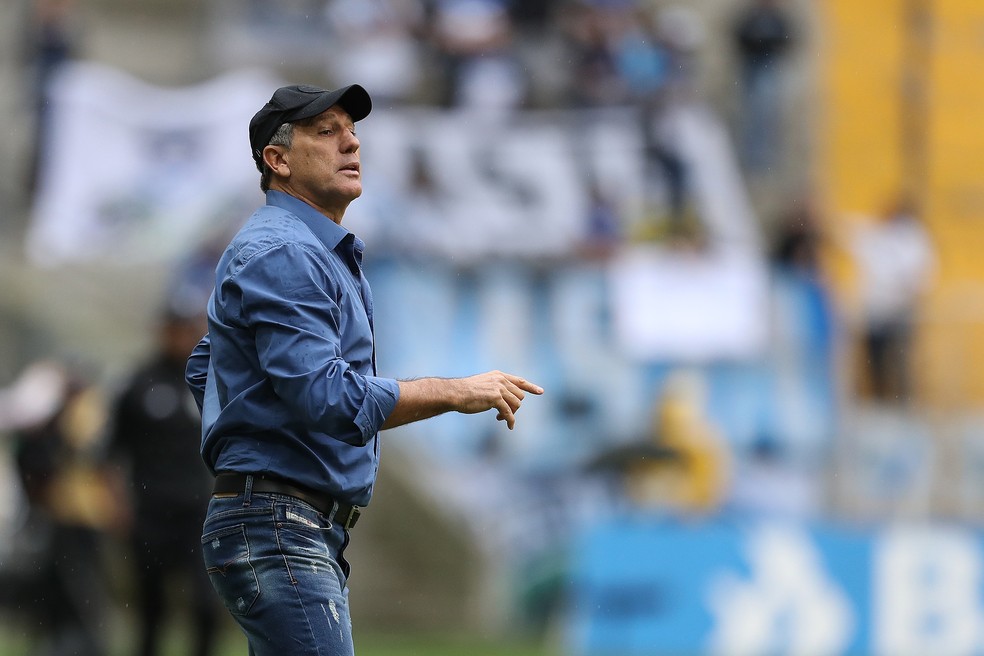 Renato Portaluppi, o treinador do Grêmio é o mais longevo da Série A do Brasileirão — Foto: Lucas Uebel / Grêmio, DVG