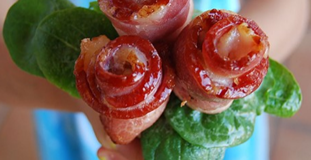 Rosas de bacon (Foto: Reprodução)