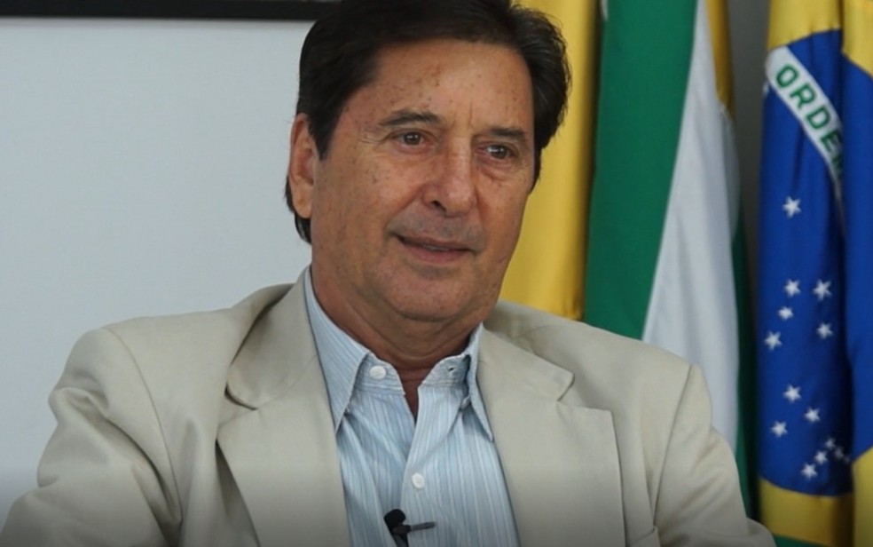 Maguito Vilela em Goiânia, Goiás — Foto: Reprodução/TV Anhanguera