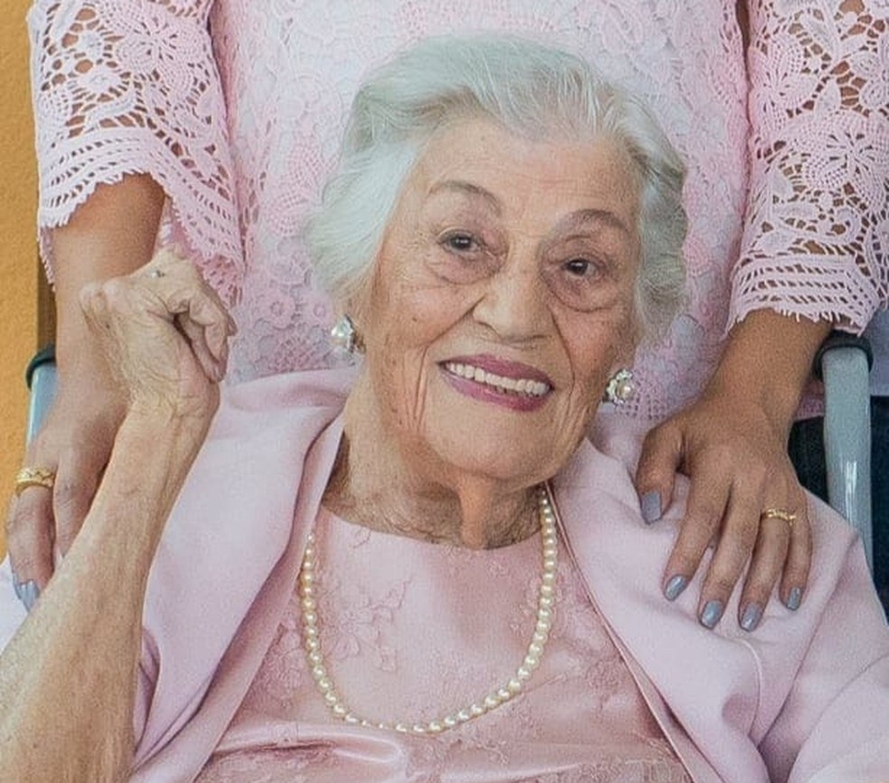 Clélia de Freitas Botti tem 101 anos e mora em Juiz de Fora — Foto: Clélia de Freitas/Arquivo pessoal