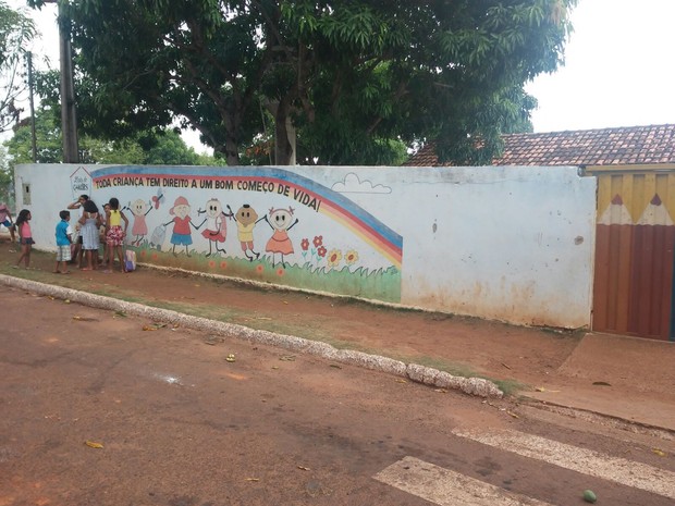 Escola Luís de Camões, em Guaraí é uma das que  vai receber a reforma (Foto: Prefeitura de Guaraí/ Divulgação)