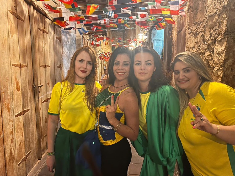 Da esquerda para a direita: Nathalya, Monica, Anna e Sandra — Foto: Arquivo pessoal