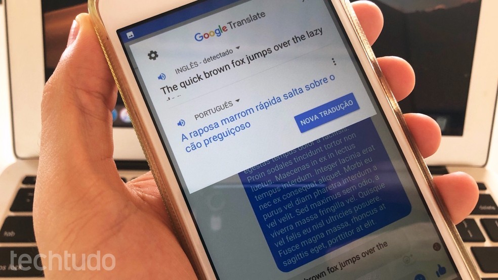 Google Tradutor quebra um galho na hora de traduzir línguas estrangeiras — Foto: Helito Beggiora/TechTudo