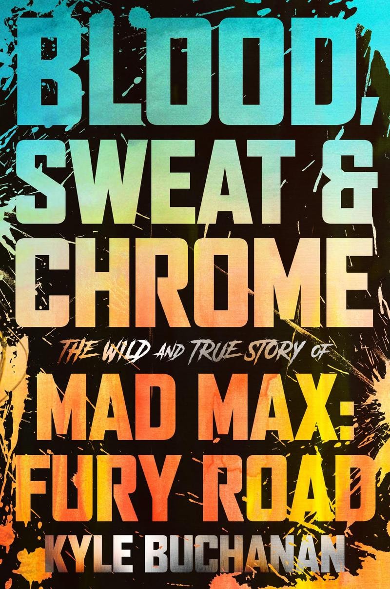 A capa do livro sobre Mad Max: Estrada da Fúria (2015) com os relatos da briga entre Charlize Theron e Tom Hardy (Foto: Divulgação)