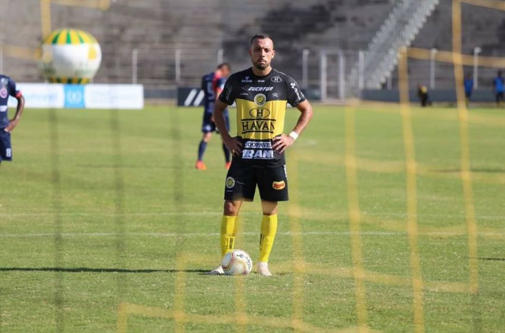 Paulo Sérgio é o artilheiro do Paranaense com quatro gols — Foto: Felipe Fachini/FC Cascavel