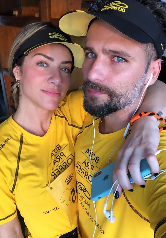 Bruno Gagliasso e Giovanna Ewbank participam de corrida com Chico Salgado (Foto: Reprodução/Instagram)