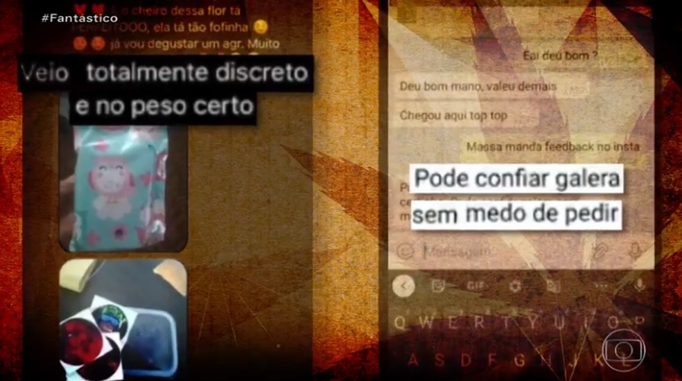 Mensagem em aparelho celular recuperada pela PCDF — Foto: Reprodução