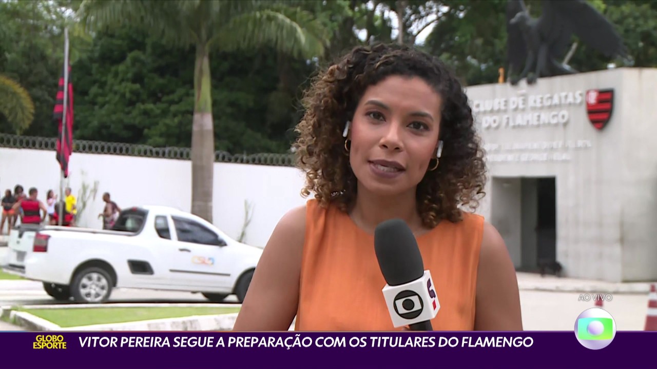 Vitor Pereira segue a prepara&ccedil;&atilde;o com titulares do Flamengo