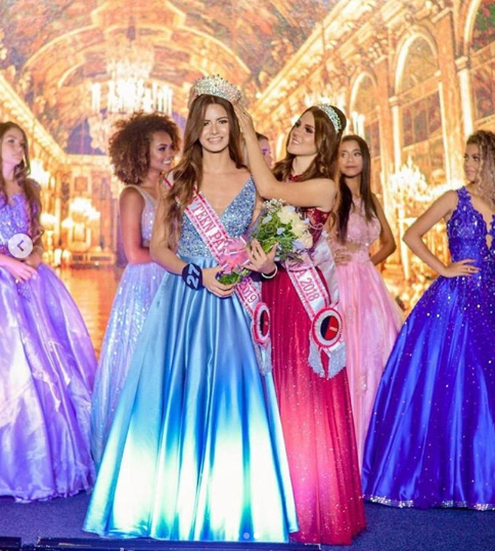 Joyce foi eleita Miss Teen Paraíba Universe no dia 24 de setembro deste ano, em João Pessoa — Foto: Joyce Freitas/Arquivo Pessoal